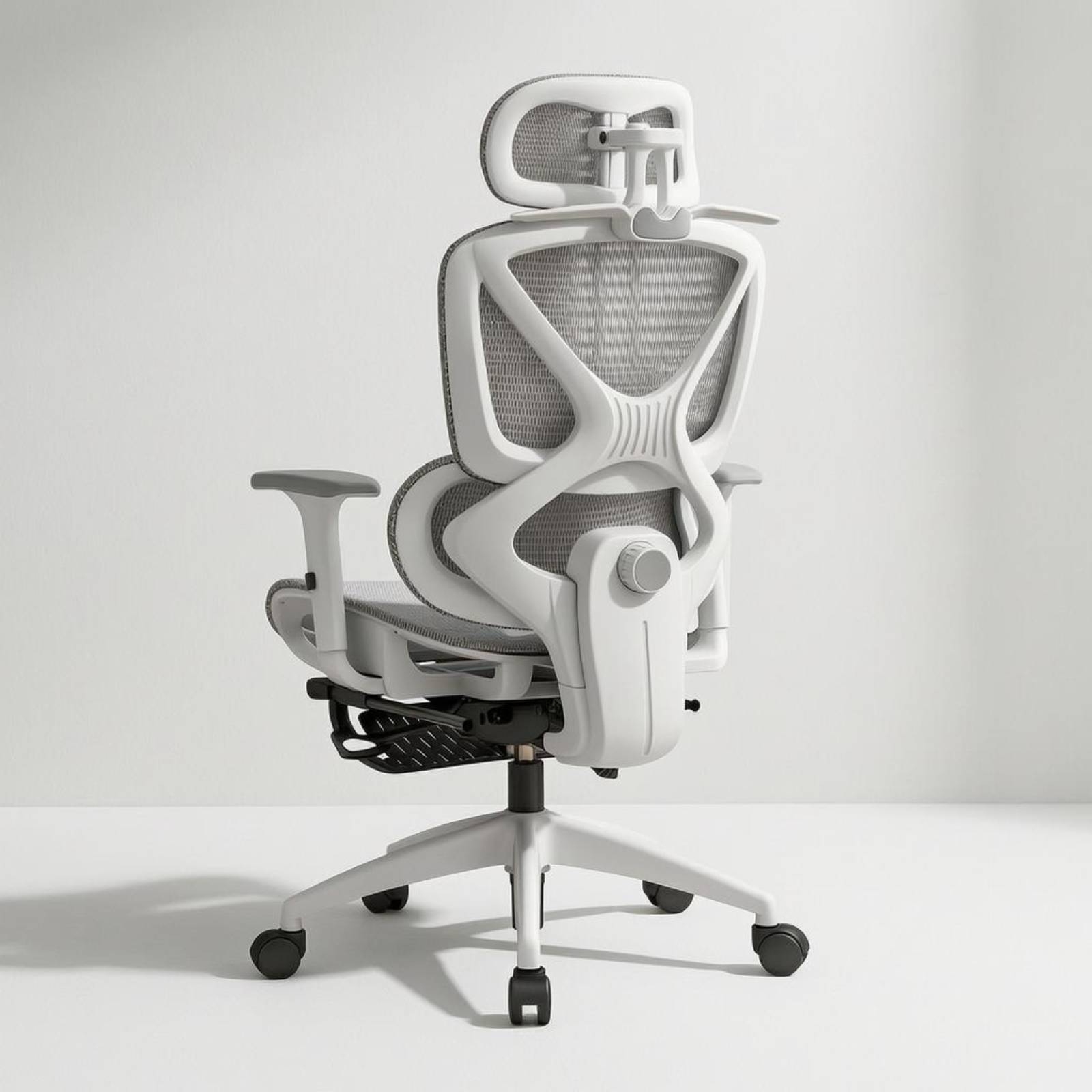 Work Office Furniture - Cadeira Ergonômica com Encosto Reclinável em