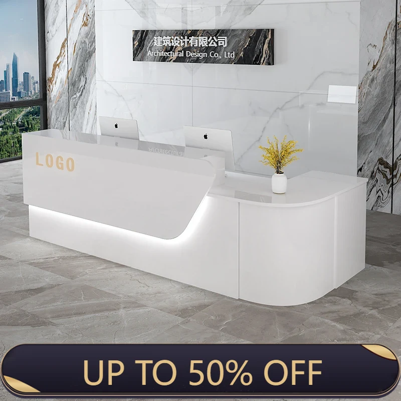 Office Furniture In Usa - Balcão de Recepção de Luxo para
