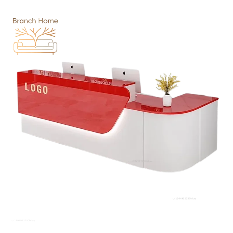 Office Furniture In Usa - Balcão de Recepção de Luxo com