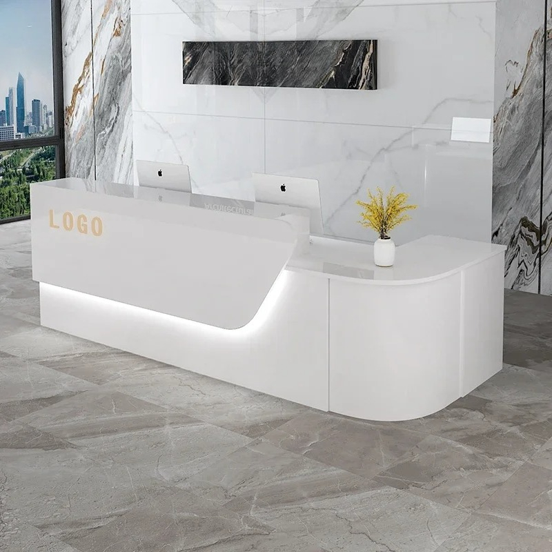 Office Furniture In Usa - Balcão de Recepção de Luxo para