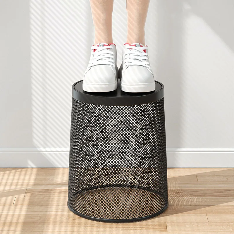 Paper Basket Mesh - Lixeira de Metal Resistente a Impactos