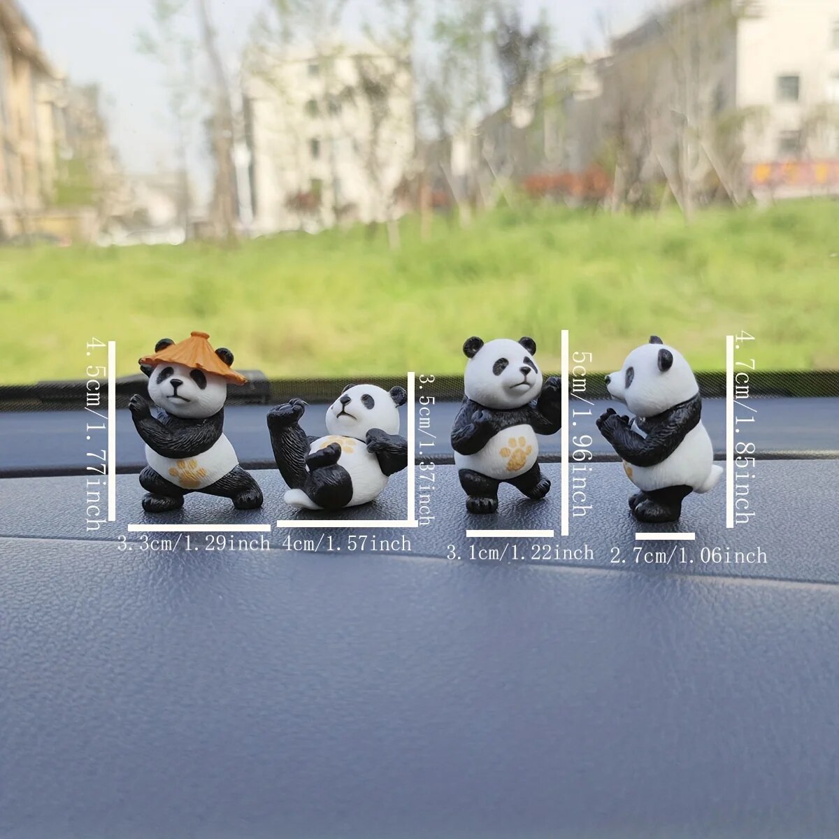 4 pçs/set Panda Design Enfeite - Office Furniture Brand avaliação e preço