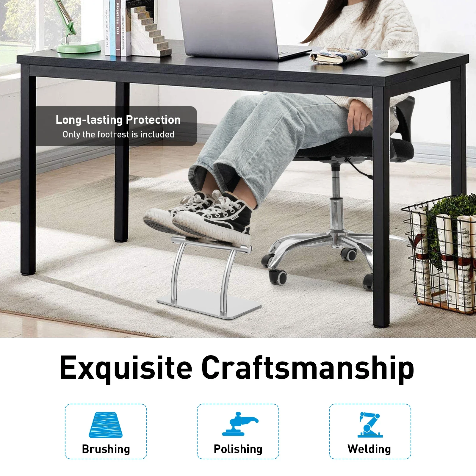 Descanso de pé de aço inoxidáv - Work Office Furniture avaliação e preço