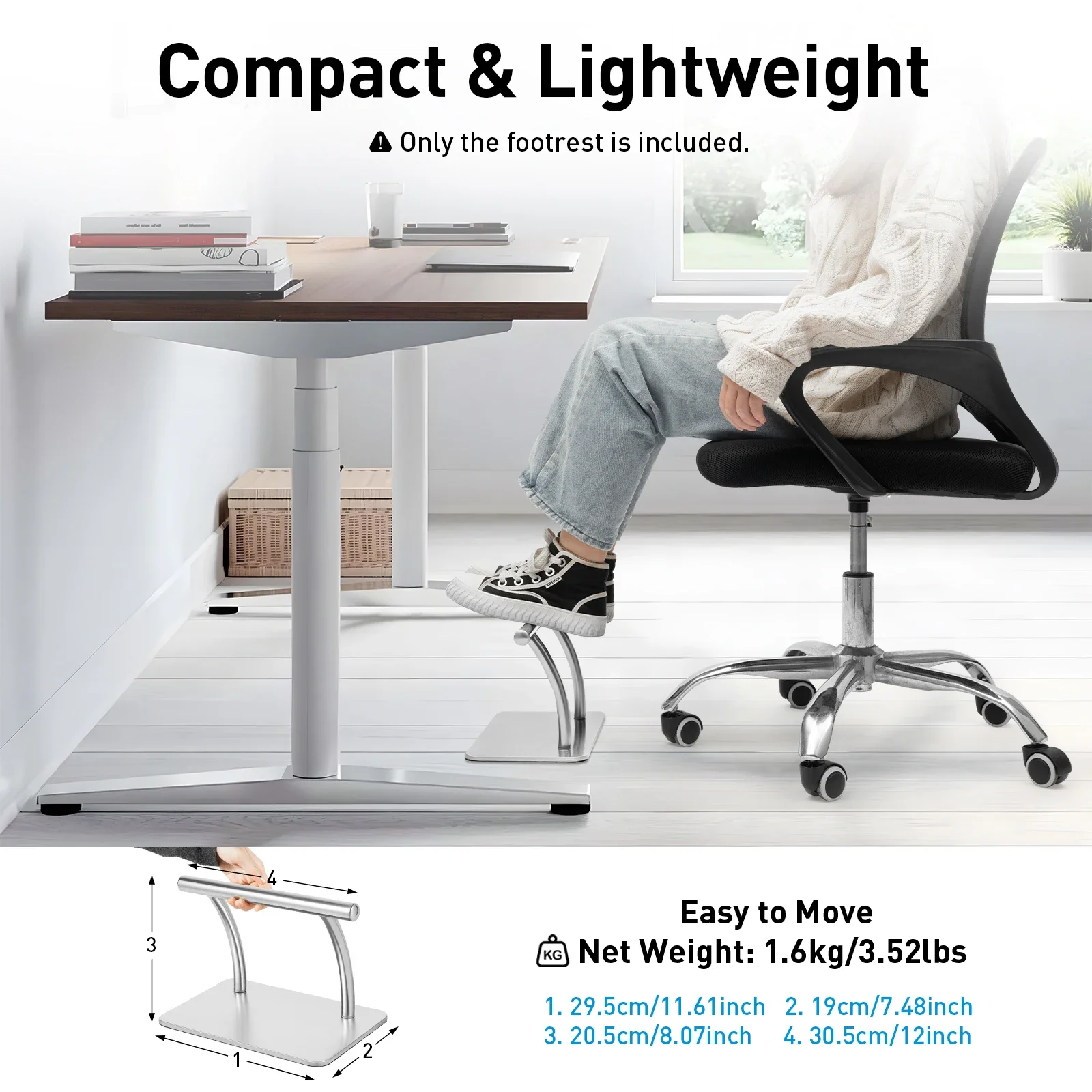 Descanso de pé de aço inoxidáv - Work Office Furniture avaliação e preço