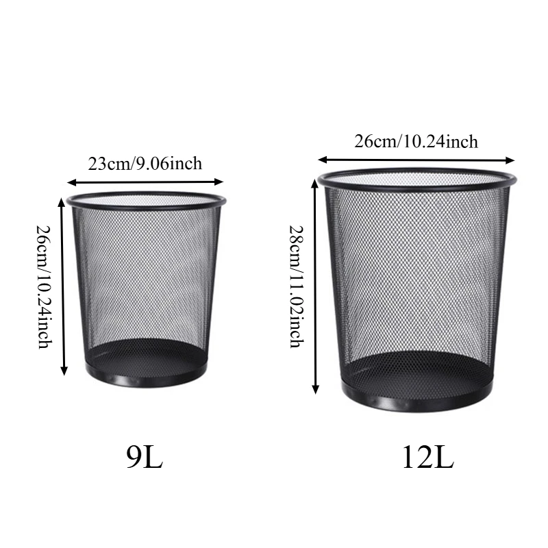 Lixeira de Metal Resistente a  - Paper Basket Mesh avaliação e preço